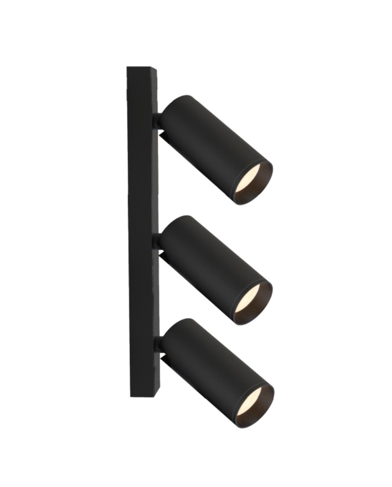 NAZARÉ * REGLETA Mini GU10 4L NEGRO